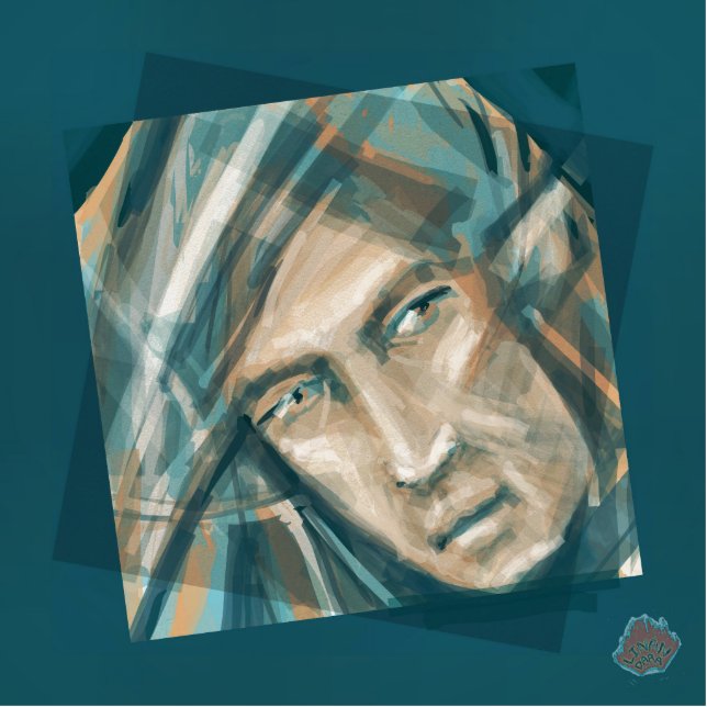 A Defiant Green Elf Staand Fotobeeldje (Voorkant)