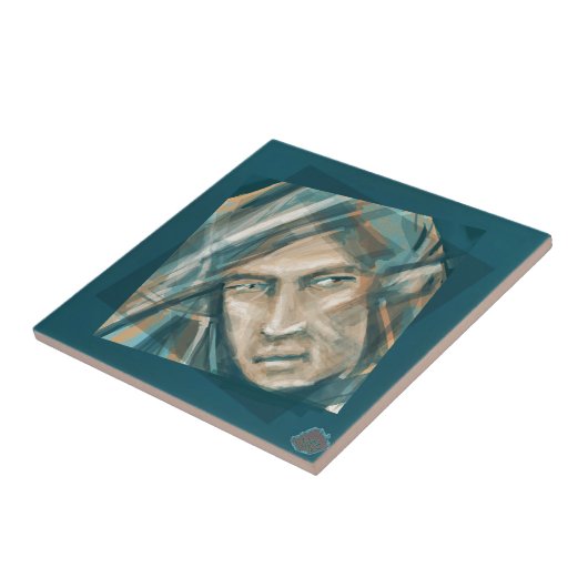 A Defiant Green Elf Tegeltje (Zijkant)