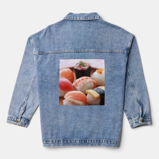  A denim jacket with a gentle Japanese feel (Achterkant)