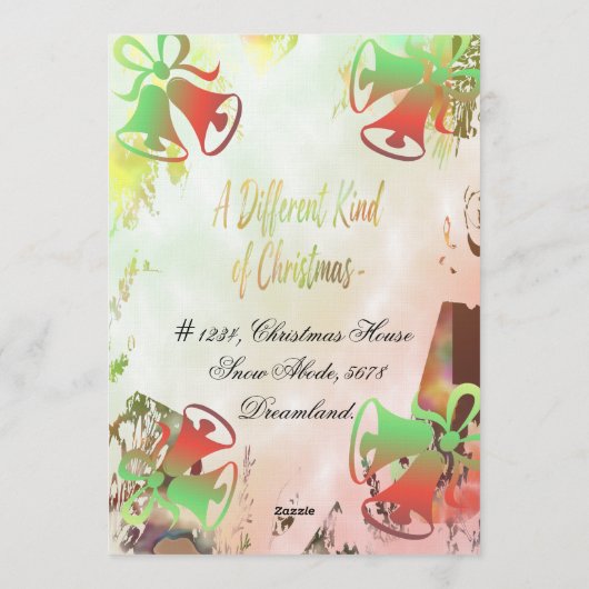 A Different Kind of Christmas Party Kaart (Achterkant)