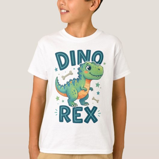A dinosaur T-shirt that's cute on the back too (Voorkant)