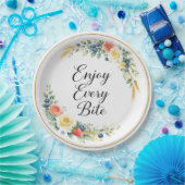 A dish that combines art and taste papieren bordje (Feest)