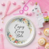 A dish that combines art and taste papieren bordje (Feest)