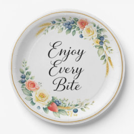 A dish that combines art and taste papieren bordje