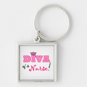 "A Diva of a Nurse" Sleutelhanger