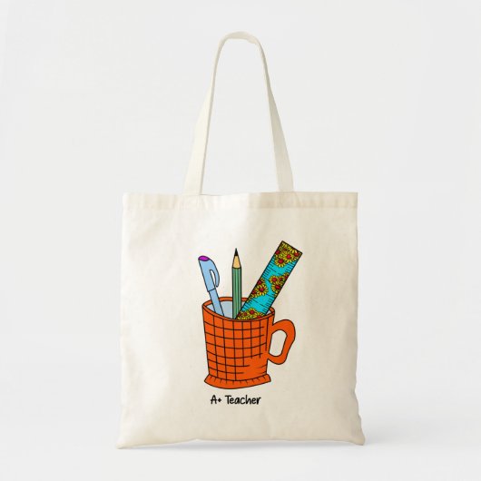 A + Docenten Tote Tas | Docenten Waarderingsgesche (Voorkant)