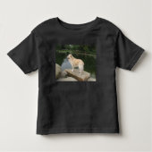 A Dog At A Pond Kinder Shirts (Voorkant)