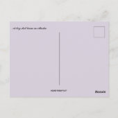 A Dogsled Team in Alaska Briefkaart (Achterkant)