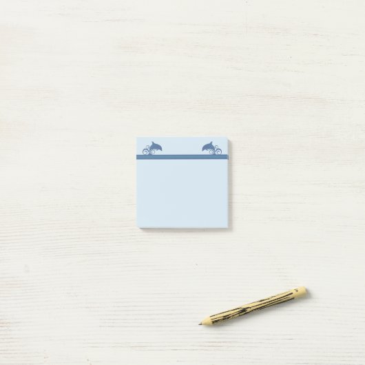 A Dolphin Post-it® Notes (Op bureau)