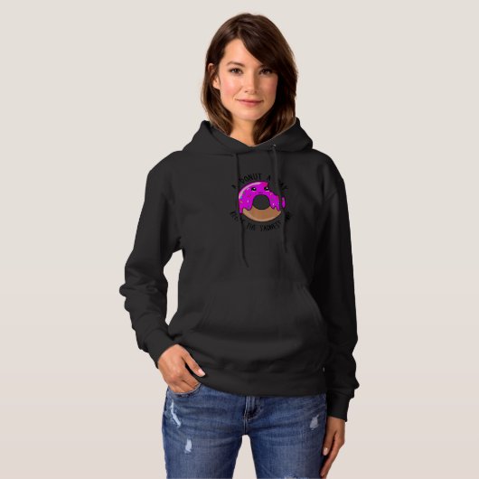 A Donut A Day Keeps The Sadness Away  Cute Donut F Hoodie (Voorkant volledig)