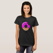 A Donut A Day Keeps The Sadness Away Cute Donut T-shirt (Voorkant volledig)