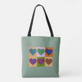 A-DOOLHOF-ING HEARTS TOTE BAG (Achterkant)