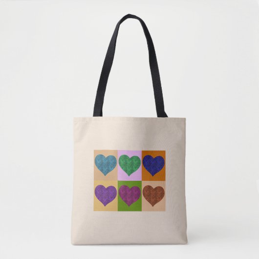 A-DOOLHOF-ING HEARTS TOTE BAG (Voorkant)
