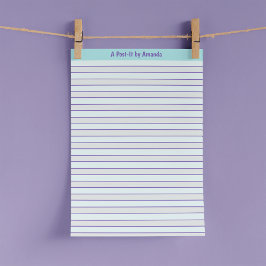 A door "Jouw naam" Post-it® notes Sjabloon