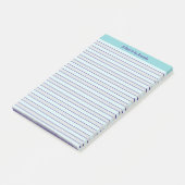 A door "Jouw naam" Post-it® notes Sjabloon (Schuin)