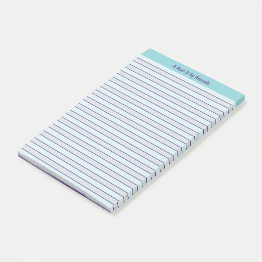 A door "Jouw naam" Post-it® notes Sjabloon (Schuin)