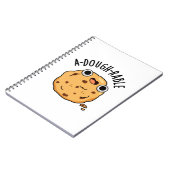 A-dough-rarele grap koek grap  notitieboek (Linkerzijde)