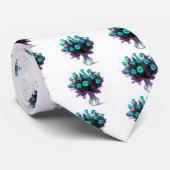 A Dozen Blue Rozen - Giften Stropdas (Opgerold)