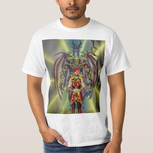 A Dracthyr and her hidden true self T-shirt (Voorkant)