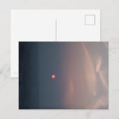 A dramatic, cinematic sunset briefkaart (Voorkant / Achterkant)