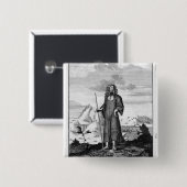 A Druid Vierkante Button 5,1 Cm (Voorkant /achterkant)