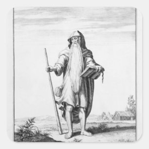 A Druid Vierkante Sticker