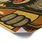 A DRUNK RACCOON WALKS INTO A BAR-6 POSTER (Hoek)