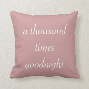 A Duizand Times Goodnight Shakespeare Pillow Kussen