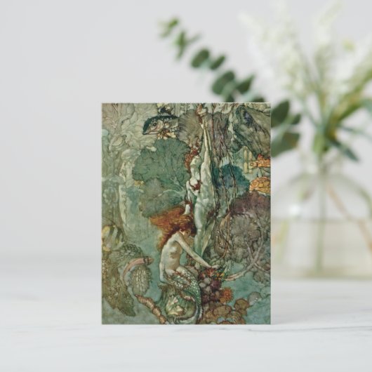  A. Duncan Carse De Kleine Zeemeermin Briefkaart (Staand voorkant)