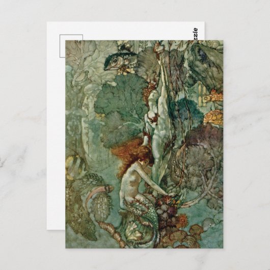  A. Duncan Carse De Kleine Zeemeermin Briefkaart (Voorkant / Achterkant)