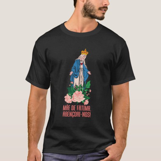 ã£ E De Fã §Tima Abenã§OAI-NOS Portugese versie T-shirt (Voorkant)