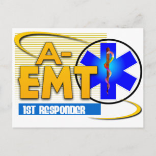 A-EMT 1ST RESPONDER - NOODGEVALLEN MED-TECH GEAVAN BRIEFKAART