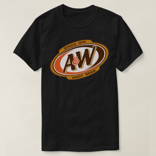 A- en W-wortelbier Logo sinds 1919 Klassieke T-S T-shirt (Design voorkant)