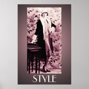 A Fabulous Flapper 36 x 24 Poster
