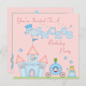 A Fabulous Princess Party Kaart (Voorkant / Achterkant)