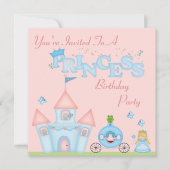 A Fabulous Princess Party Kaart (Voorkant)