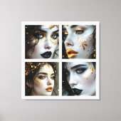 A Face In Time  Canvas Afdruk (Voorkant)