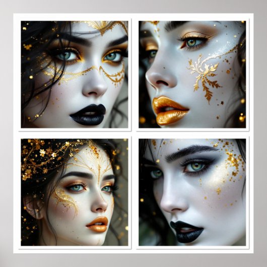 A Face In Time  Poster (Voorkant)