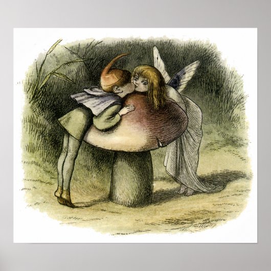"A Fairy Kiss" door Doyle - Afdruk Poster (Voorkant)