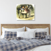 "A Fairy Kiss" door Doyle Canvas Afdruk (Insitu (Slaapkamer))