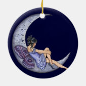 A Fairy Moon Keramisch Ornament (Achterkant)