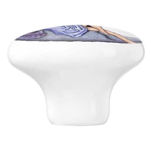 A Fairy Moon Keramische Knop (Zijkant)