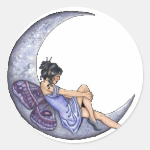 A Fairy Moon Ronde Sticker