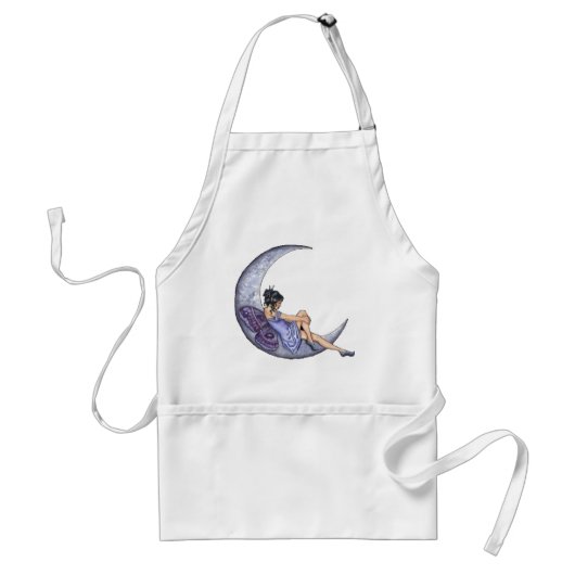 A Fairy Moon Standaard Schort (Voorkant)
