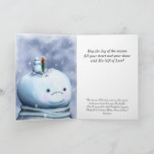 A Fairy Snowy Winter Feestdagen Kaart (Binnen)