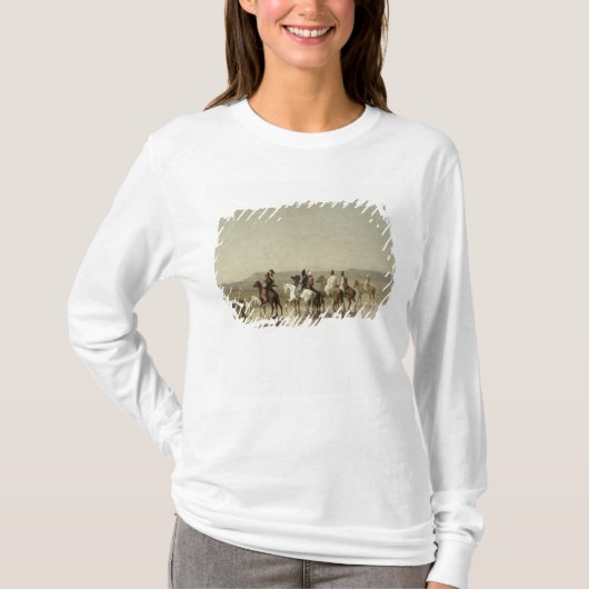 A Falcon Hunt, 1862 T-shirt (Voorkant)