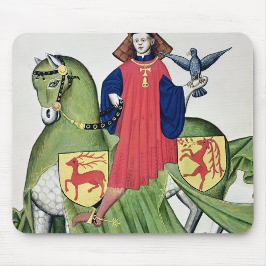 A Falconer uit de Codex de Capodilista Muismat (Voorkant)