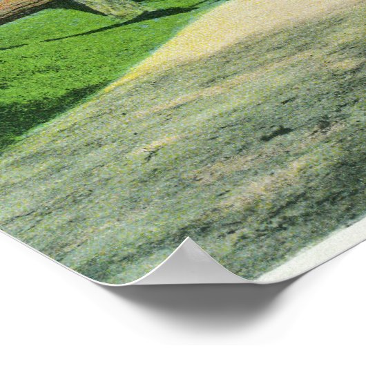 A Fallen Tree at Woodland Park Scene Poster (Hoek)