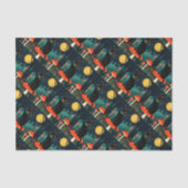 A Familiar Black Cat And Toadstools Halloween 2 Tissuepapier (Voorkant)