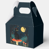 A Familiar Black Cat And Toadstools Halloween 3 Bedankdoosjes (Voorkant)